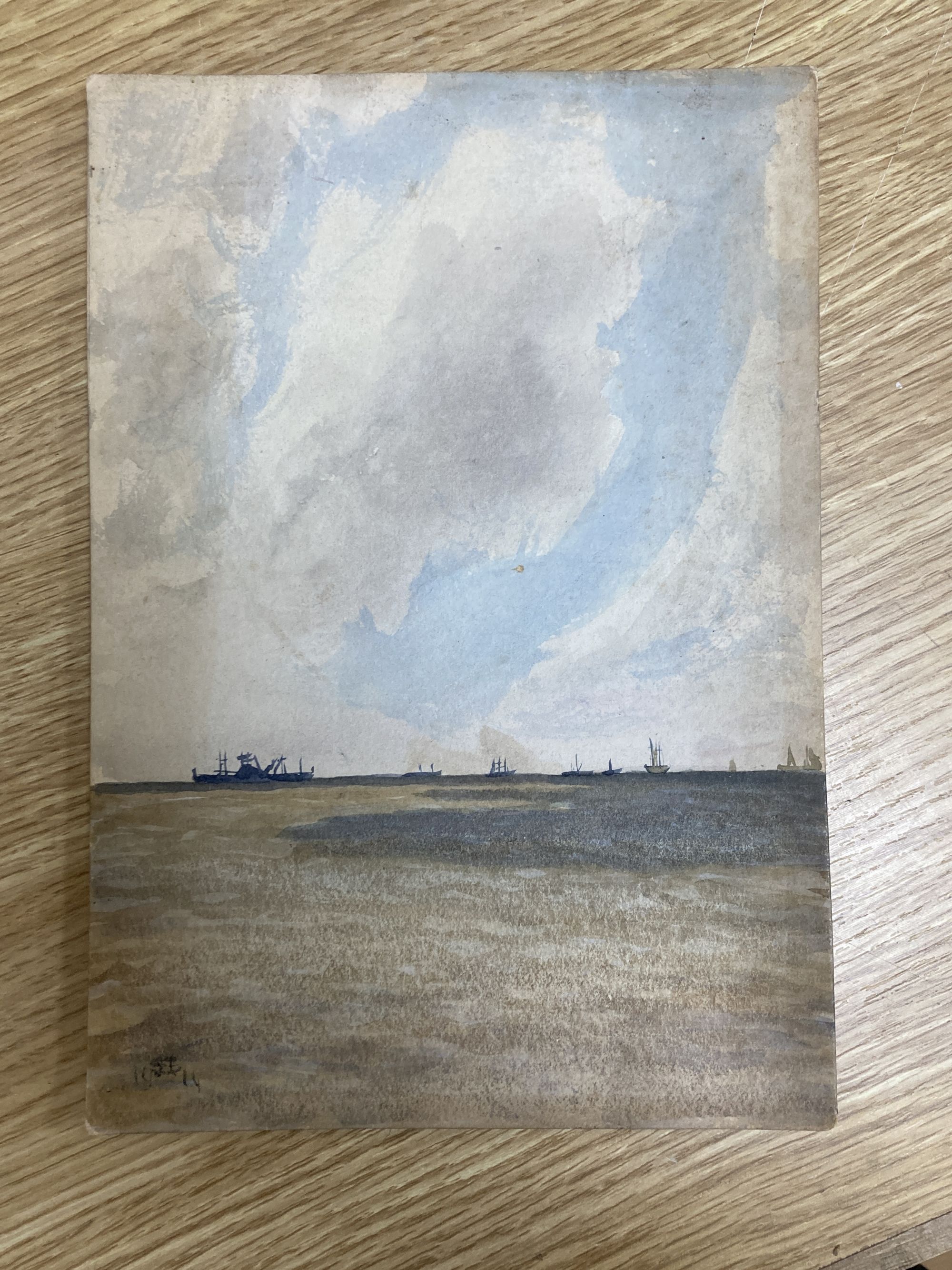 H. Slade, collection of watercolour sketches on board, including views of Buenos Aires, c.1913-1920's, largest 18 x 25.5cm